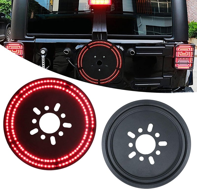 Tresound Spare Tire Brake Light for Jeep Wrangler 1990-2021 - Double Red LED - Image 1