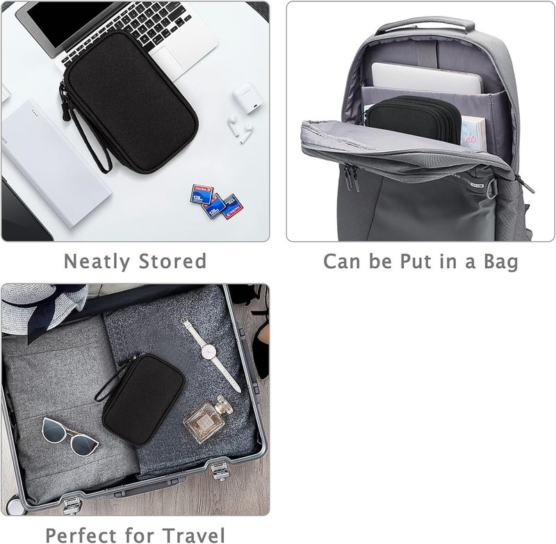 BKK Travel Organizer Pouch for Men | Gadget Organizer Bag with Cable Organiser, Charger Pouch, Tech Accessories Storage, Power Bank Case, Mobile Accessories & Travel Essentials Organizer - Image 5