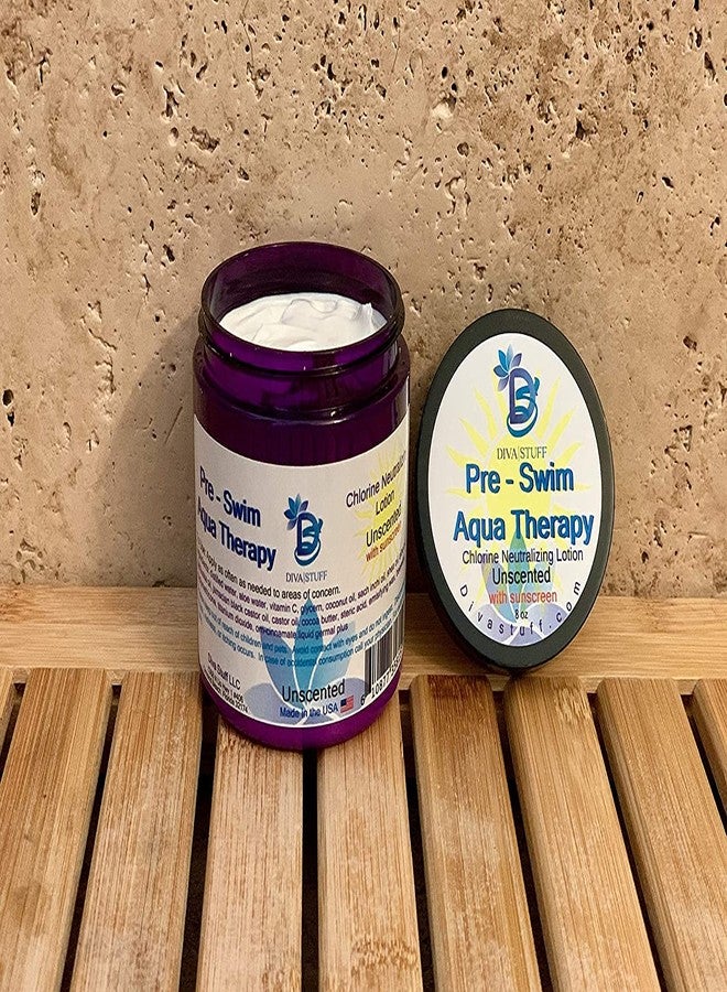 ديفا ستوف مجموعة ديفا ستاف المكونة من قطعتين (لوشن وكريم للوجه) لوشن للجسم والوجه قبل السباحة، معادِل للكلور، يحمي البشرة من الكلور ومياه البحر، صنع في الولايات المتحدة الأمريكية، واقي شمسي بدون رائحة - Image 4