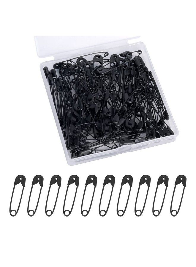 KINBOM 100 Pcs Safety Pins 2.2Inch Long Black Safety Pins Large Metal Safety Pins Bulk For Art Craft Clothes Sewing Jewelry Making - Image 1