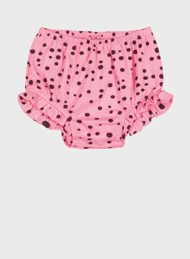 Up Baby Infant Printed Dress And Underwear Set