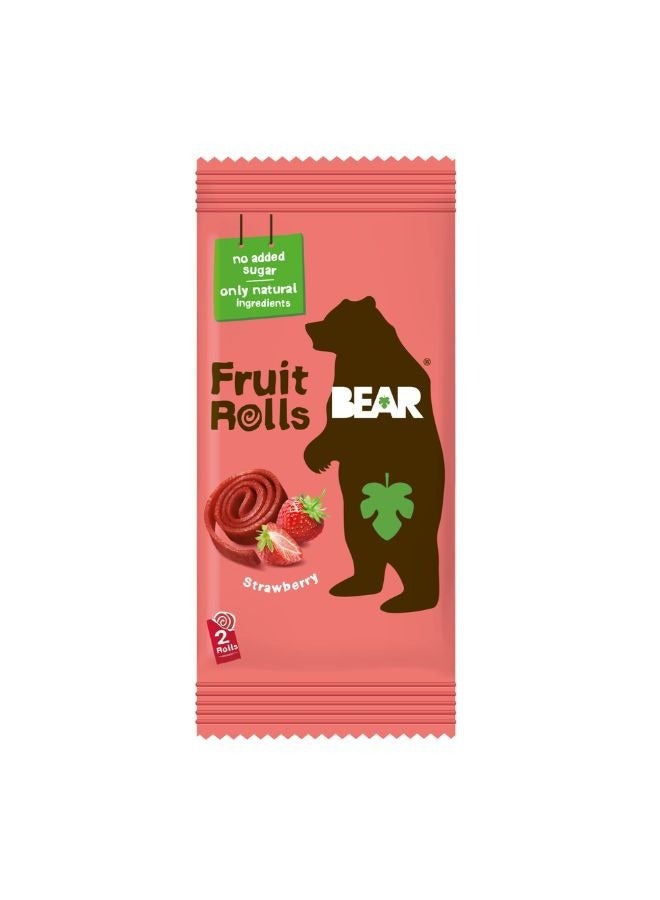 Bear Fruit Rolls Strawberry 20g - Image 1