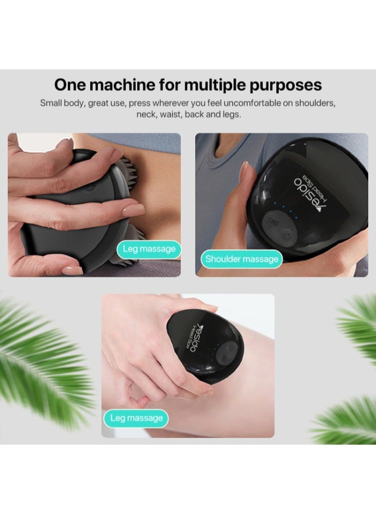 Yesido - MG04 Intelligent Head Massager Care Instrument EMS Black - Image 1