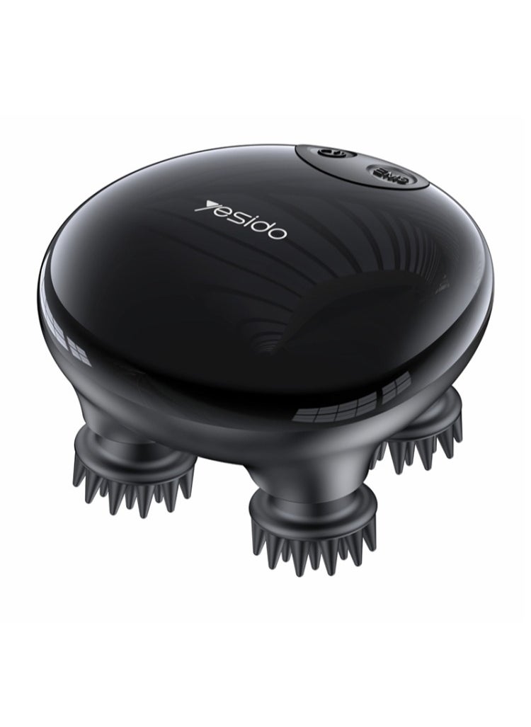 Yesido - MG04 Intelligent Head Massager Care Instrument EMS Black - Image 1