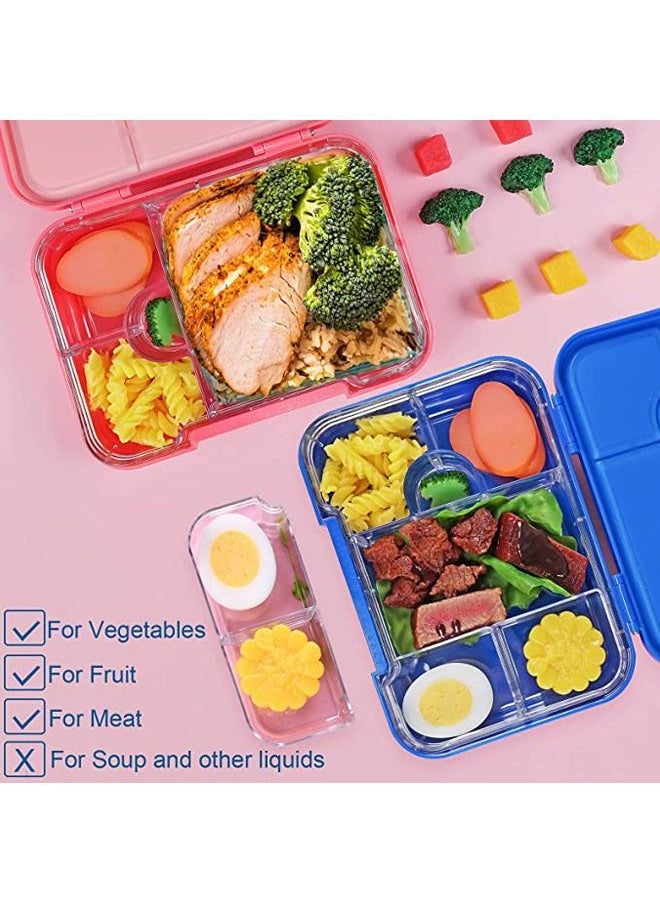 Arabest Bento Lunch Box for Kids, 6 Compartments Ideal Portion Sizes Leak-Proof Bento box for Kids  - Image 4