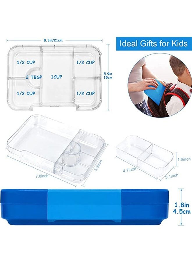 Arabest Bento Lunch Box for Kids, 6 Compartments Ideal Portion Sizes Leak-Proof Bento box for Kids  - Image 3