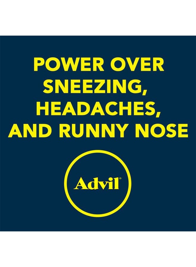 Advil Allergy and Congestion Relief Tablets, Pain Reliever, Fever Reducer and Allergy Relief with Ibuprofen, Phenylephrine HCl and Chlorpheniramine Maleate 4 mg - 50 Coated Tablets - Image 5