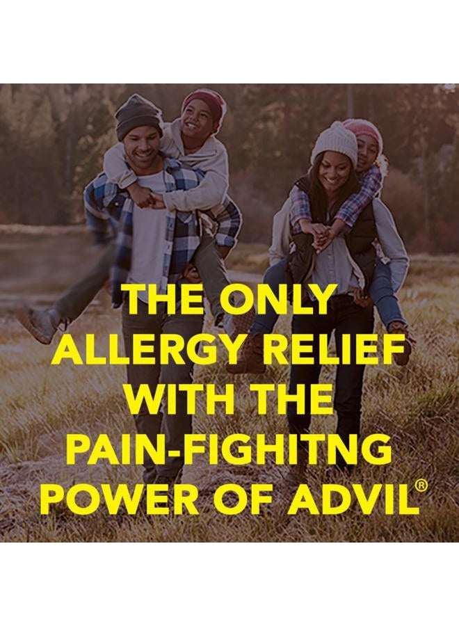 Advil Allergy and Congestion Relief Tablets, Pain Reliever, Fever Reducer and Allergy Relief with Ibuprofen, Phenylephrine HCl and Chlorpheniramine Maleate 4 mg - 50 Coated Tablets - Image 4