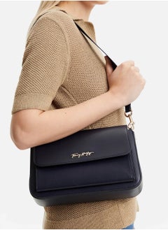 Tommy Hilfiger Plus Tommy Hilfiger Iconic Faux Leather Shoulder Bag  - Image 5