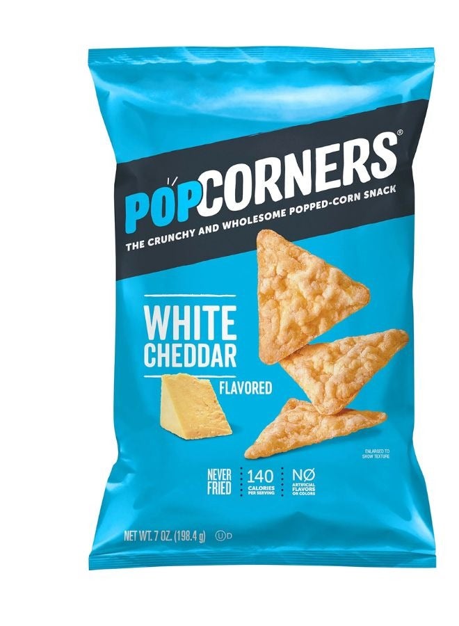 Popcorners White Cheddar Popped Corn Chips 198g