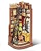 Rolife DIY Book Nook Kit Silent Corner Study 3D Puzzles Creative British Bookend Bookshelf Decor for Adults Tiny House Miniature Kits Model Building Kits DIY CraftsGifts for Teens Book Lovers - Image 3
