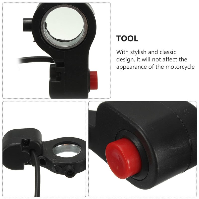 7 8 Inch Motorcycle Handlebar Horn Switch Button Control for ATV Dirt Bike Electric Bike - Image 3