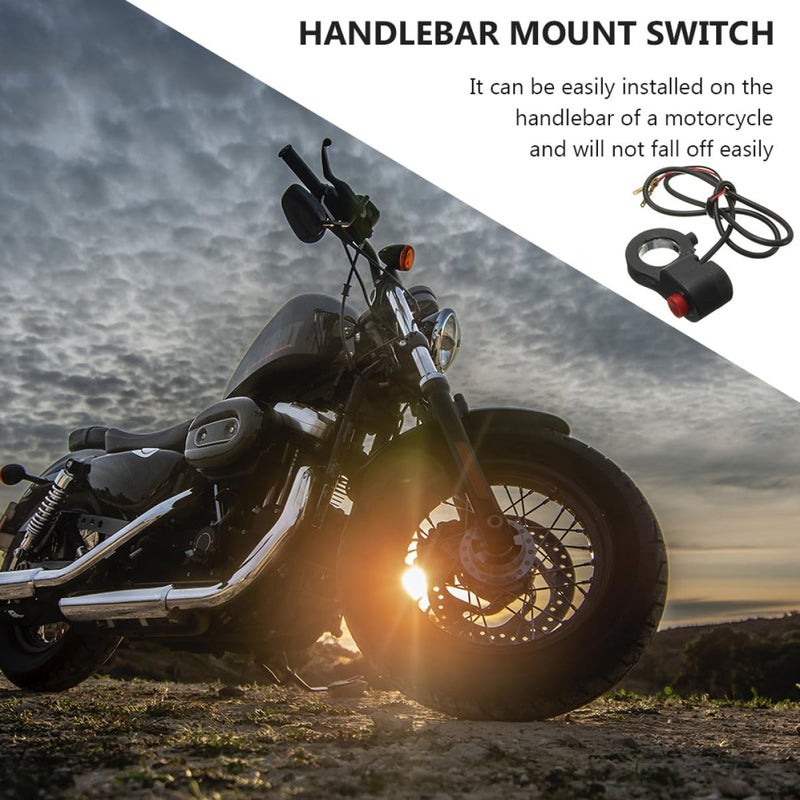 7 8 Inch Motorcycle Handlebar Horn Switch Button Control for ATV Dirt Bike Electric Bike - Image 4