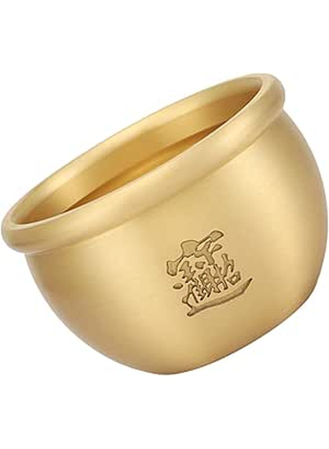 1pc Copper Creative Craft Ashtray Tabletop Room Ornament for Smokers - Image 1