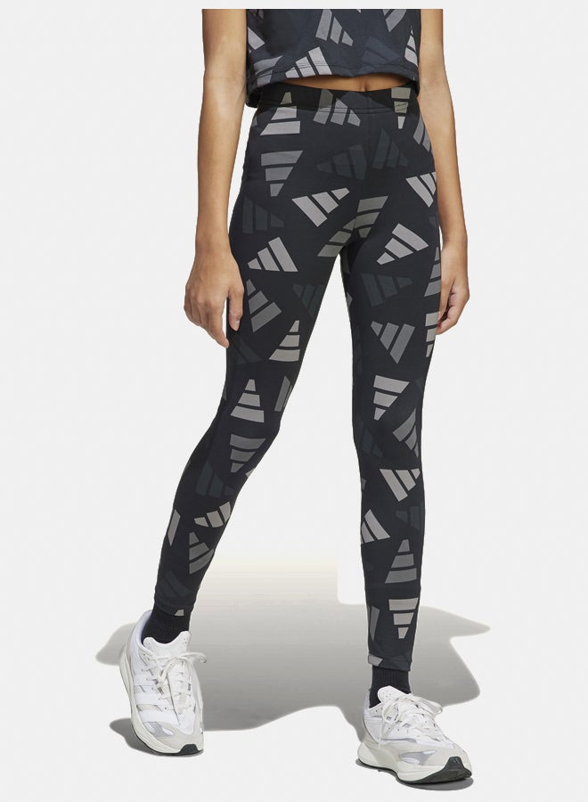 Adidas Seasonal Essentials Logo Celebration Leggings Kids - Image 1