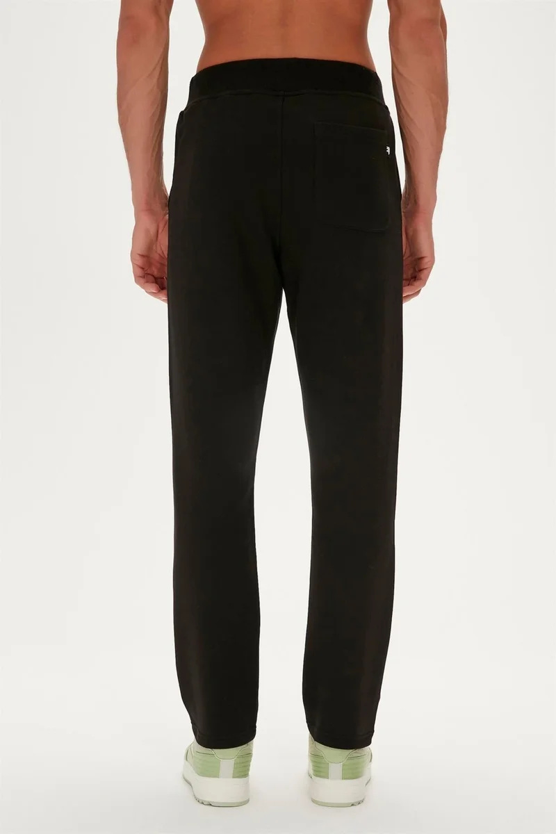 باد بير Plain Sweatpants Black Men's Sweatpants