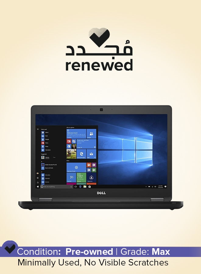 Renewed - Latitude 5480 Laptop With 14-Inch Display,Intel Core i5 Processor/7th Gen//Dual Core/16GB RAM/512GB SSD/2 GB NVIDIA graphics/Windows 10 English black