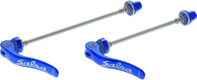 Salsa Pair Stainless Steel Flip-Off Skewers, 5mm, Blue