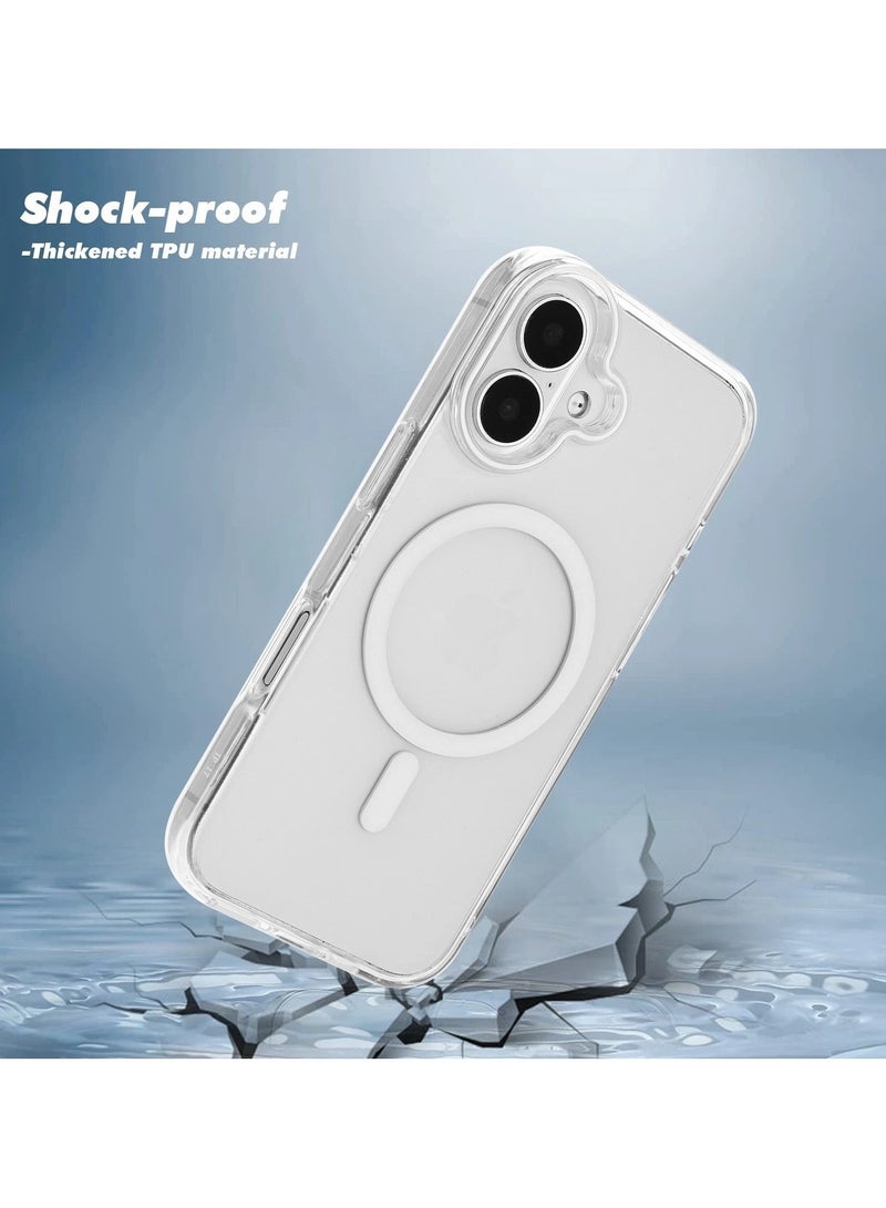 Magsafe Case for iPhone 17 Magsafe Clear Cover Magnetic Wireless Charging Support, Shockproof Protection, Scratch-Resistant for iPhone 17 - Clear - Image 2