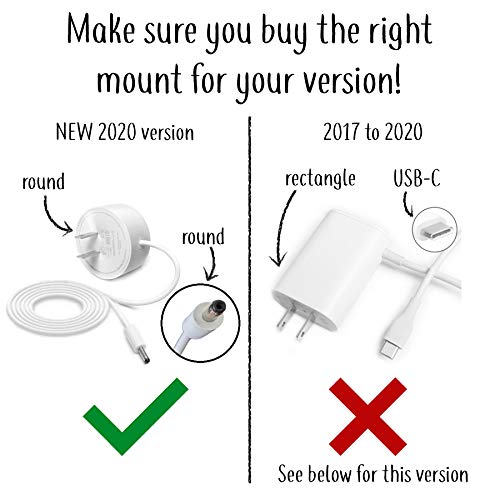 Mount Genie Google WiFi Outlet Holder Mount: [New 2020 – Present Version – Round Plug] The Simplest Wall Mount Holder Stand Bracket for Google WiFi Routers and Beacons - No Messy Screws! (3-Pack) - Image 2