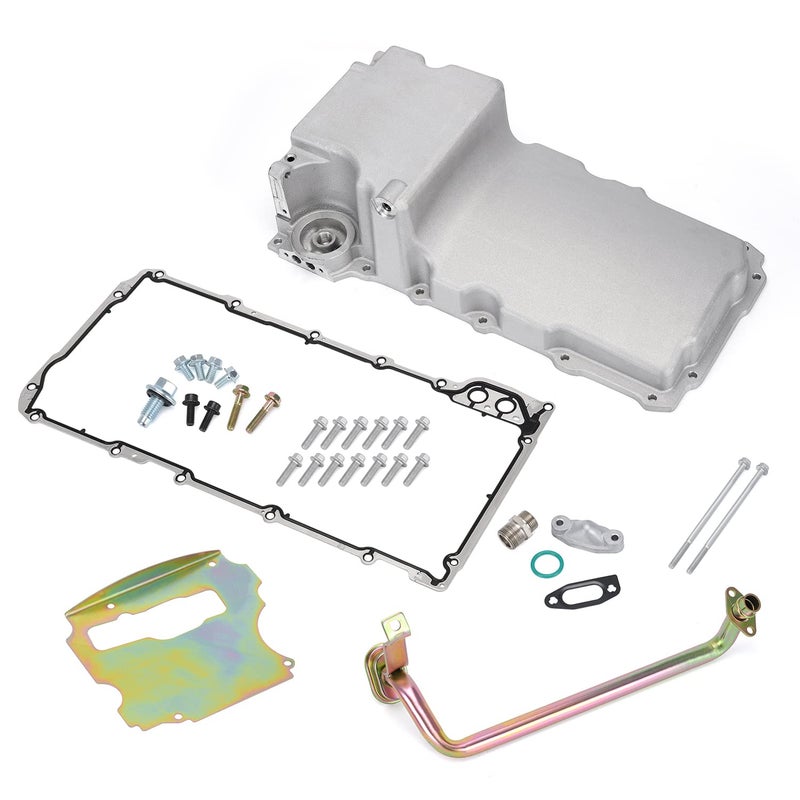 LS Swap Oil Pan Kit for 5587 GM LS1 LS6 LS2 LS3 LSX 48L 53L 60L 62L LS Gen III and GEN IV V8 Aluminum