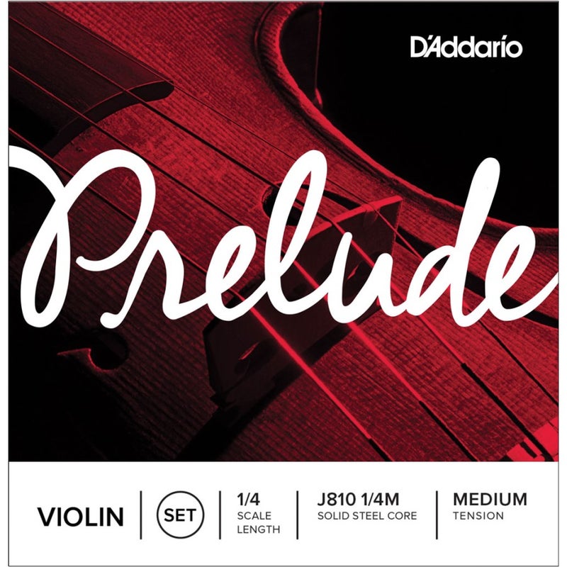 Daddario J810 1/4M Prelude Violin String - 1/4 Scale - Medium Tension - Image 1