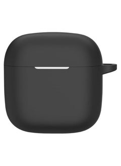 Generic Silicone Case Compatible with Huawei Freebuds SE 2 Earbuds, Soft Silicone Protective Case Cover, Shockproof Sleeve with Carabiner (Black)  - Image 3