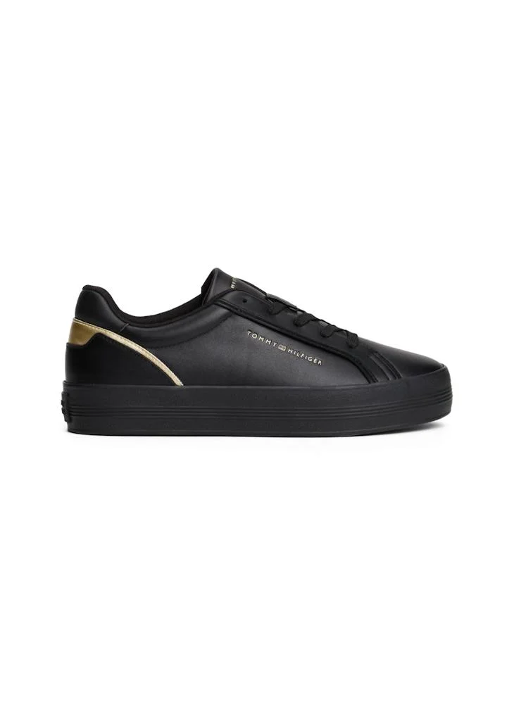 تومي هيلفيغر Leather Chunky Sole Trainers