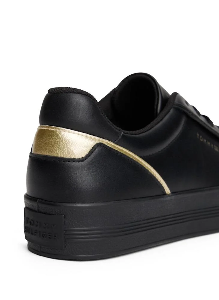 تومي هيلفيغر Leather Chunky Sole Trainers