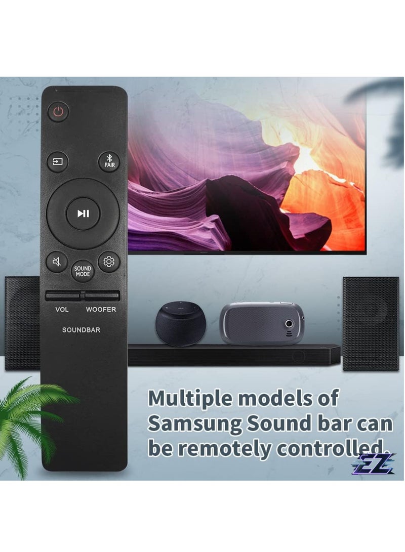 ELTRAZONE Replacement Remote Control for Samsung Smart TV, Suitable for Samsung Smart Sound Bar TV Models (AH59-02767A) with battery - Image 2