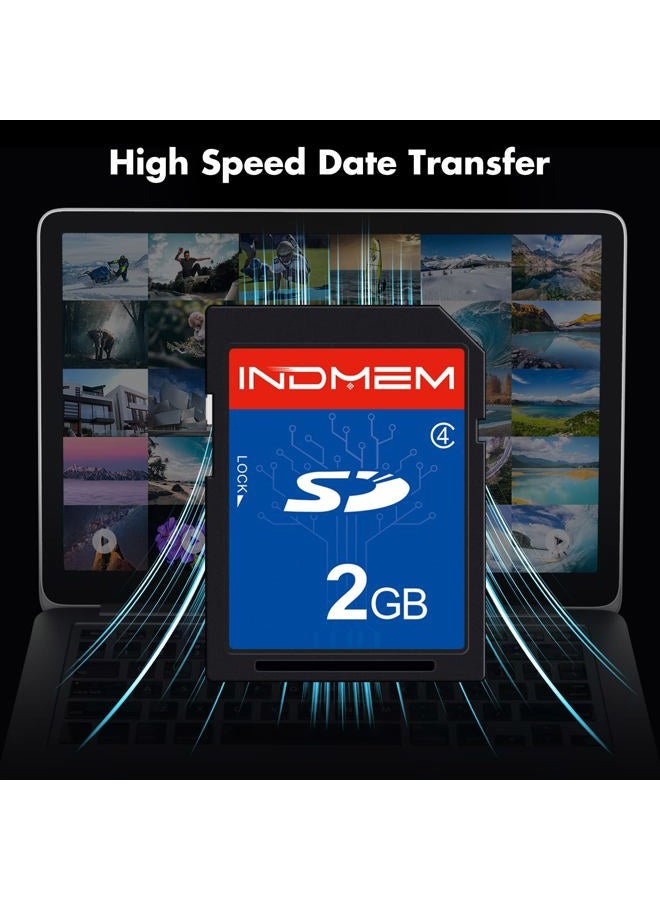 Sinobright INDMEM 5 Pack SD Card 2GB Class 4 Flash Memory Card 2G SLC Stanard Secure Digital Cards - Image 4