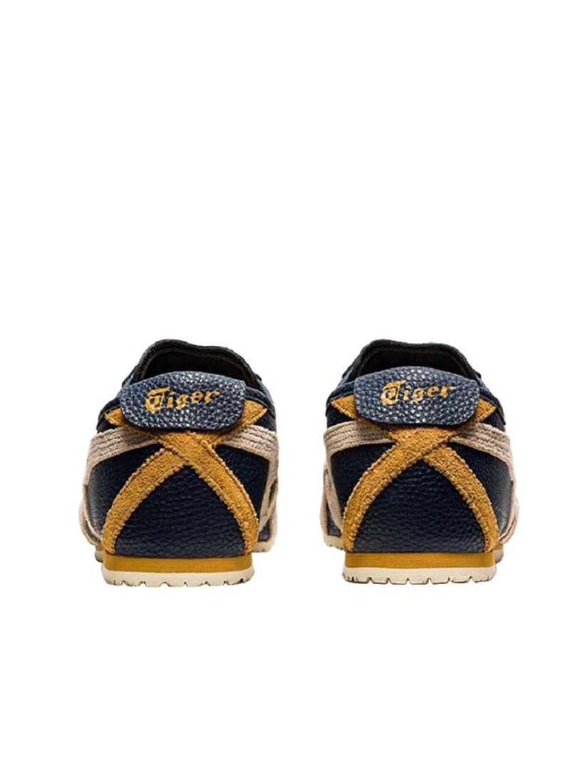 Onitsuka Tiger Mexico 66 Colorblock Sneakers Navy Blue/Yellow - Image 4