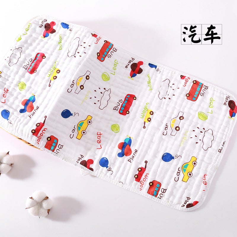 6-Layer Gauze Baby Bath Towel, Pure Cotton, Super Soft, Breathable, Lint-Free, Animal Print