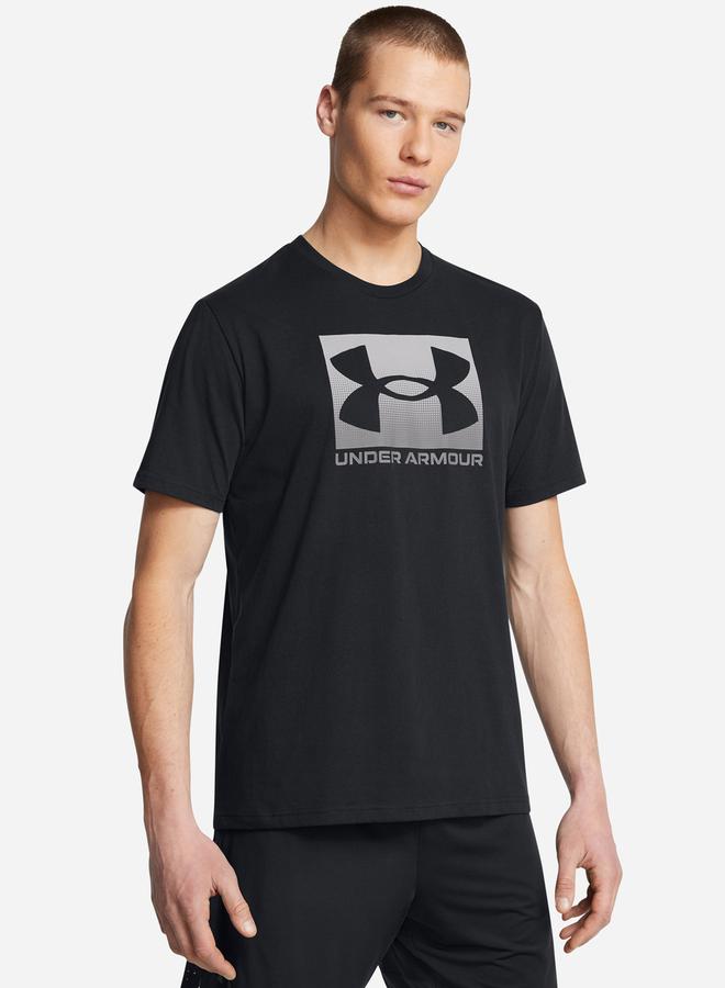 UNDER ARMOUR تي شيرت دائري العنق بطباعة جرافيك الشعار - Image 1
