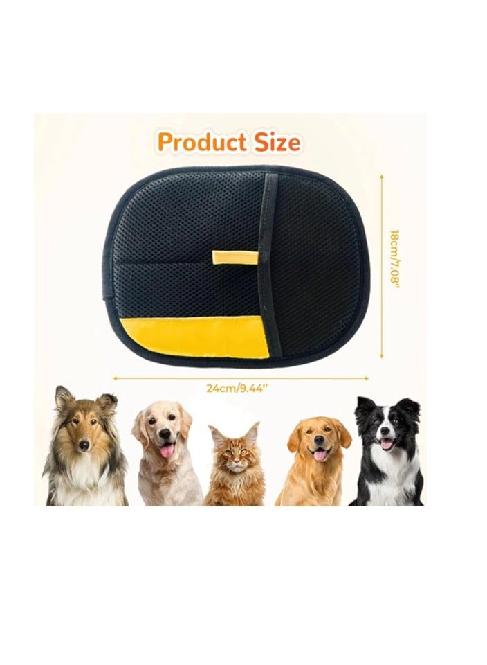 2 Electrostatic Gloves For Pet Hair Removal, 2025 Pet Hair Removal Gloves, Washable And Reusable Dog And Cat Hair Gloves, Used For Furniture, Bed Sheets, Sofas, Clothes, Carpets, Car Seats - Image 3