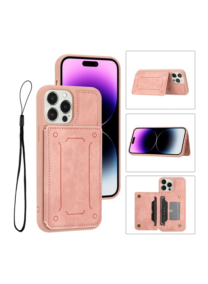 Suteni Back Cover Card Slots Leather Phone Case for iPhone - Image 3