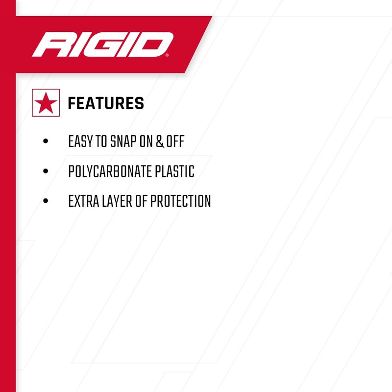 Rigid Industries 32183 D-Ss Series Light Cover, Amber - Image 4