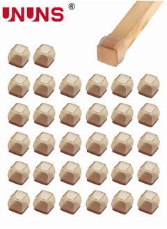 UNUNS 32 Pack Silicone Chair Leg Floor Protectors,Thicken Rubber Chair Feet Caps Covers Pads,Protect Furniture Wood Floors From Scratching And Reduce Noise  - Image 1