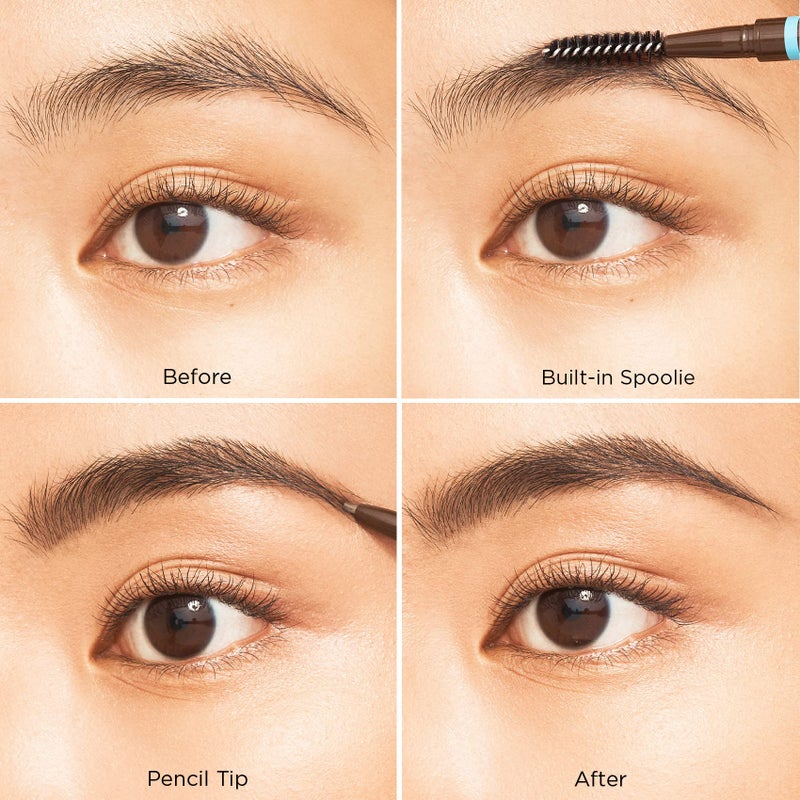 JOAH Brow Down To Me Precision Brow Pencil with Built-In Spoolie, Cool Blonde - Image 4