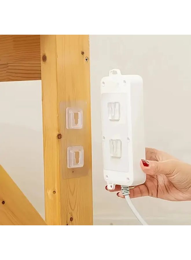 5 Pairs No Trace Adhesive Hooks Waterproof Wall Hanging Storage for Bathroom Kitchen Bedroom - Image 5