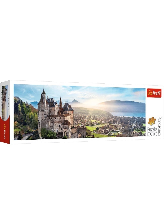 Trefl - Menthon Castle, France Panorama Puzzle 1000 Pieces - 29055 - Image 1