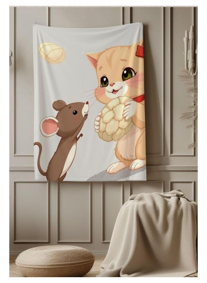 general Children's or student cartoon flannel thin blanket (warm and comfortable, suitable for sleep, games) 100cm*150cm - 376 - Image 4