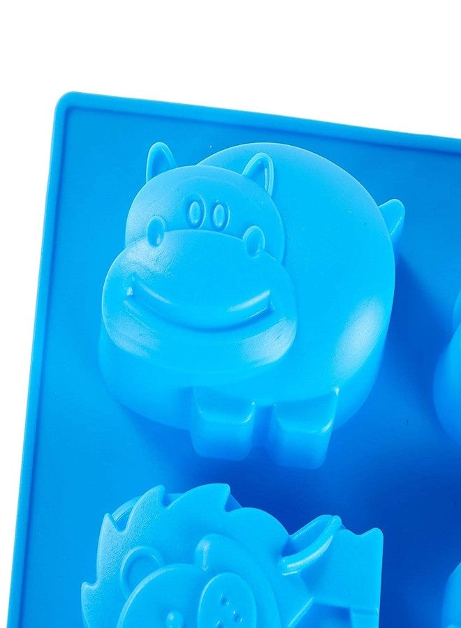 Legacycart 6 Cavity Animal Lion Bear Hippopotamus 110GM Soap Molds, Large Jello 3D Silicone Chocolate Cupcake Candy Cookie Baking Clay DIY Resin Pudding Candle Mould Decoration Handmade Craft - Image 5