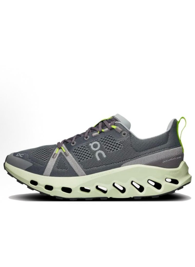 أون سحابة تراي ركوب الأحذية الرياضية الترفيهية الرمادي الأخضر - Image 1
