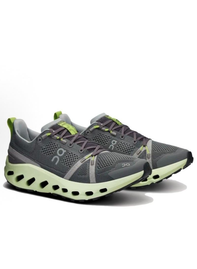 أون سحابة تراي ركوب الأحذية الرياضية الترفيهية الرمادي الأخضر - Image 2