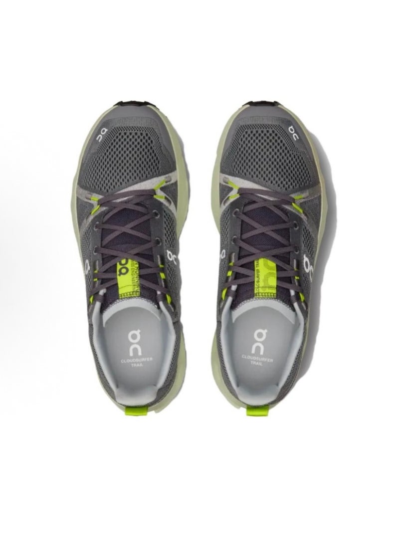 أون سحابة تراي ركوب الأحذية الرياضية الترفيهية الرمادي الأخضر - Image 3