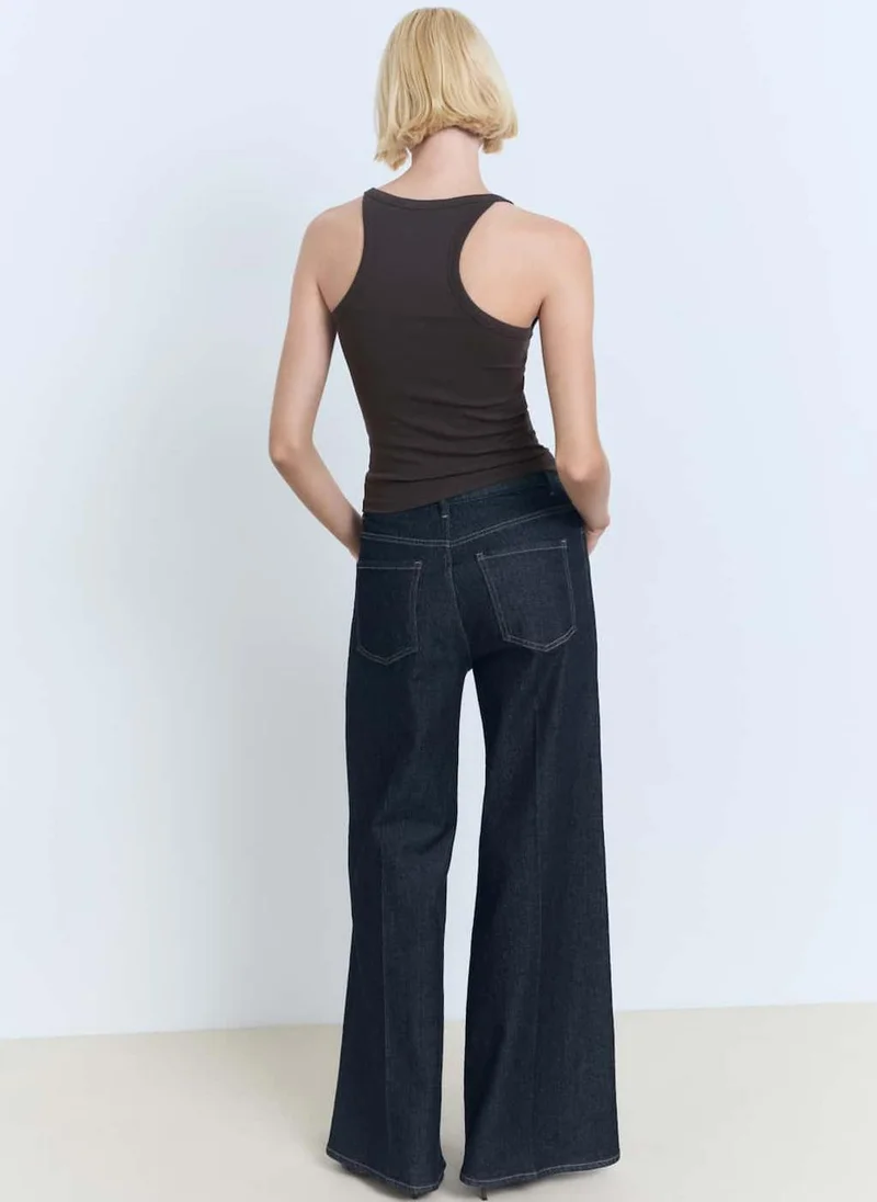 MANGO Cotton Top With Straps