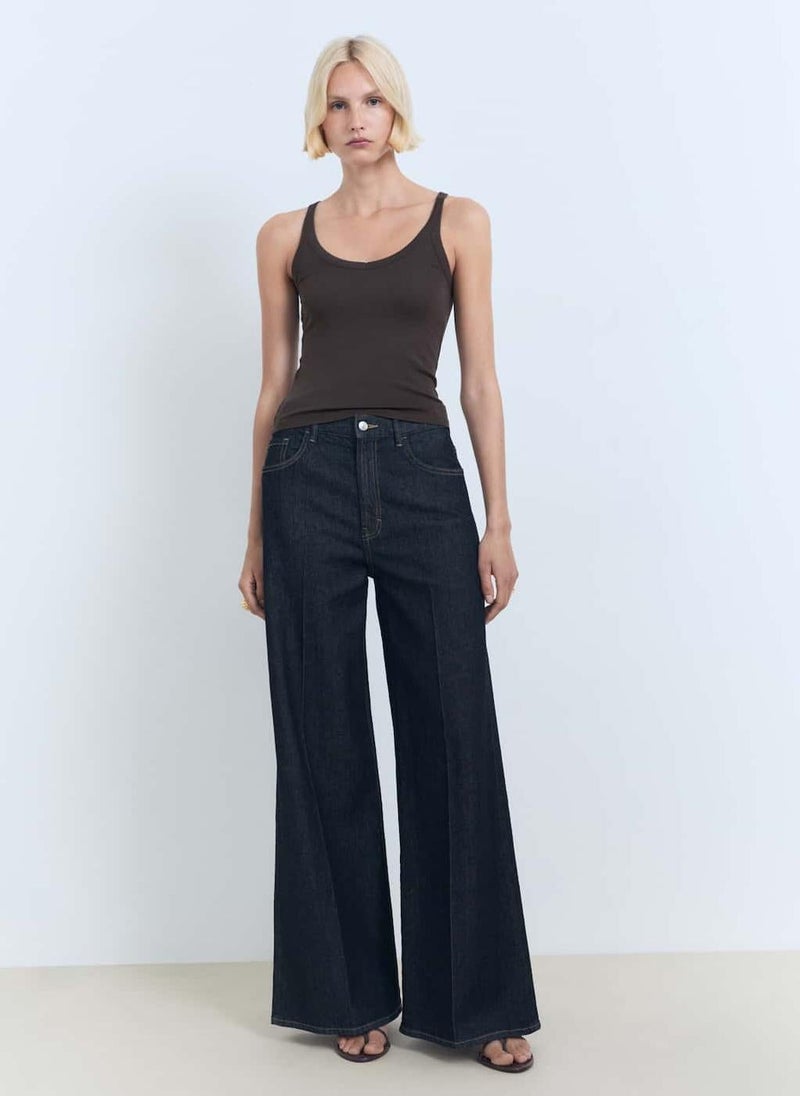 MANGO Cotton Top With Straps - Image 5