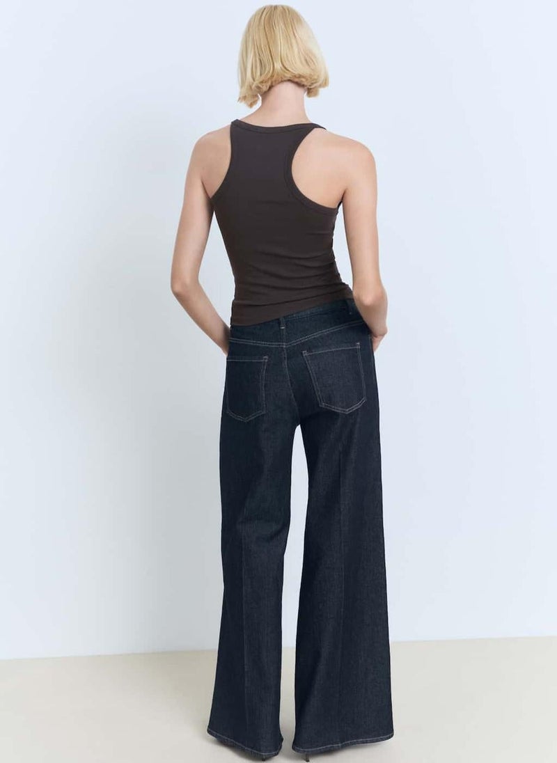 MANGO Cotton Top With Straps - Image 2