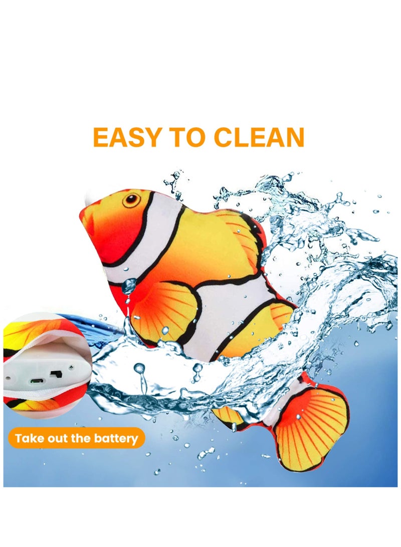 Excefore Floppy Fish Cat Toy, Cat Toys for Indoor Cats with Catnip, Interactive Cat Toy for Cat Exercise, Realistic Cat Fish Toy, Motion Kitten Toys, Built-in Motion Sensor, USB Chargeable - Image 5
